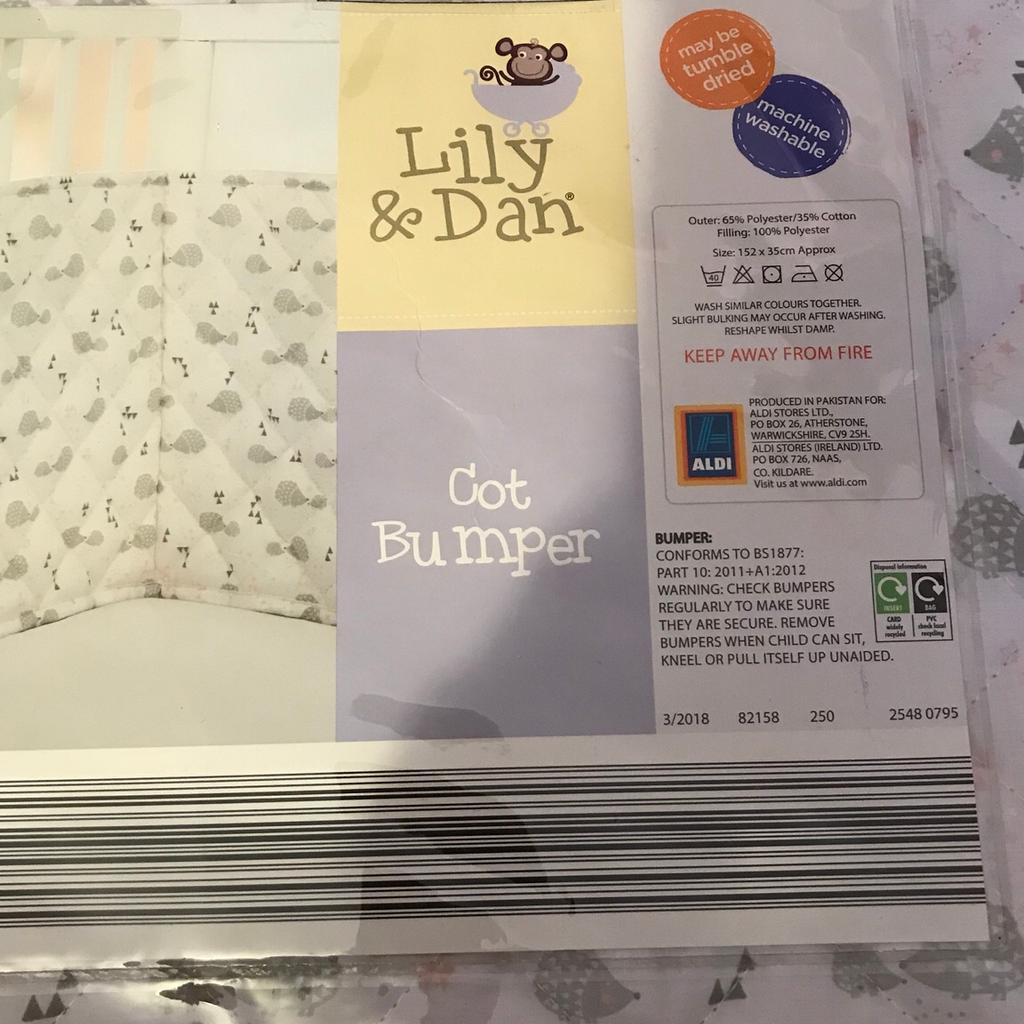 Lily and shop dan cot bumper