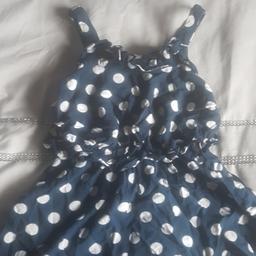 excellent condition frilly polka dot playsuit age 4