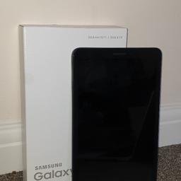 galaxy Tab A6 10.1"
 used for 3 weeks mint condition can also take a 3Three sim it comes with charger and box.