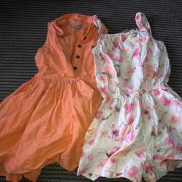 18/24 months

Orange dress & floral Playsuit 

£3 each or £5 for both!