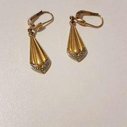 Ohrringe aus Gold, 2.55 Gramm