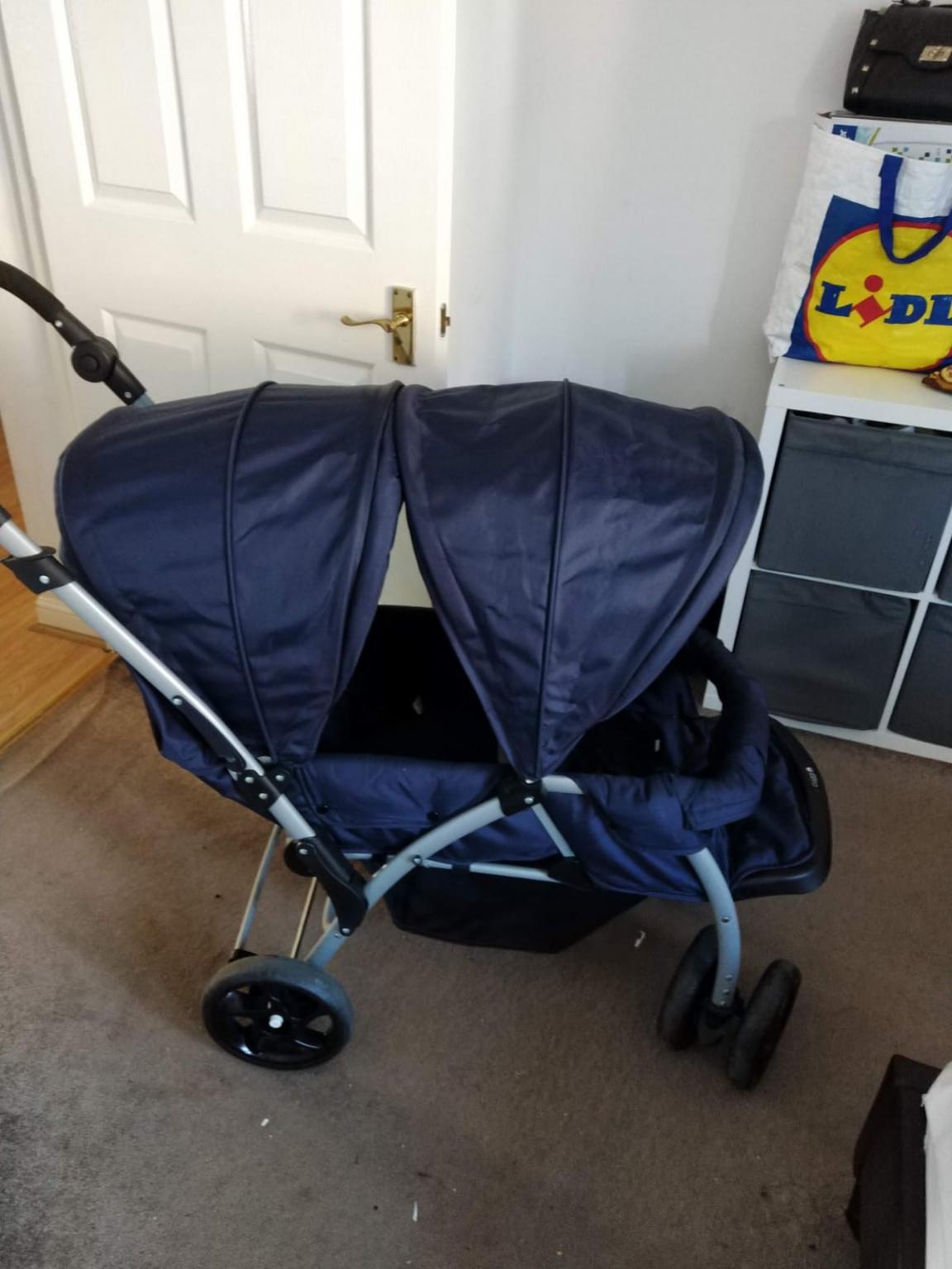 Cuggl double sales pram