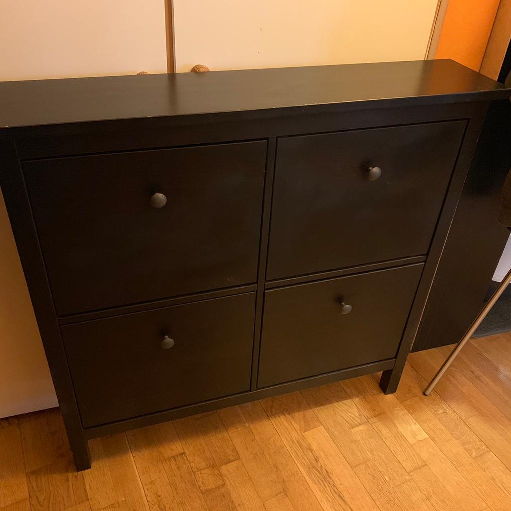 Faszinierend Hemnes Schuhschrank Schwarz Bilder