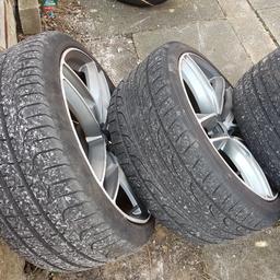 alloys wheels 20 inch with tyres 255/35/R20 5x112
tires are in medium condition
