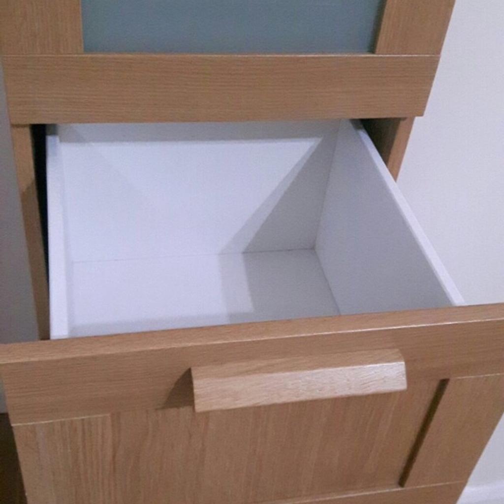 Ikea brimnes drawers/tall boy oak in CR0 London for £45.00 for sale