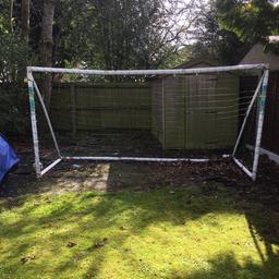 In good condition no holes in the net samba football goal full size would require a wipe down comes with all netting clips collection from Castle Bromwich b360hs