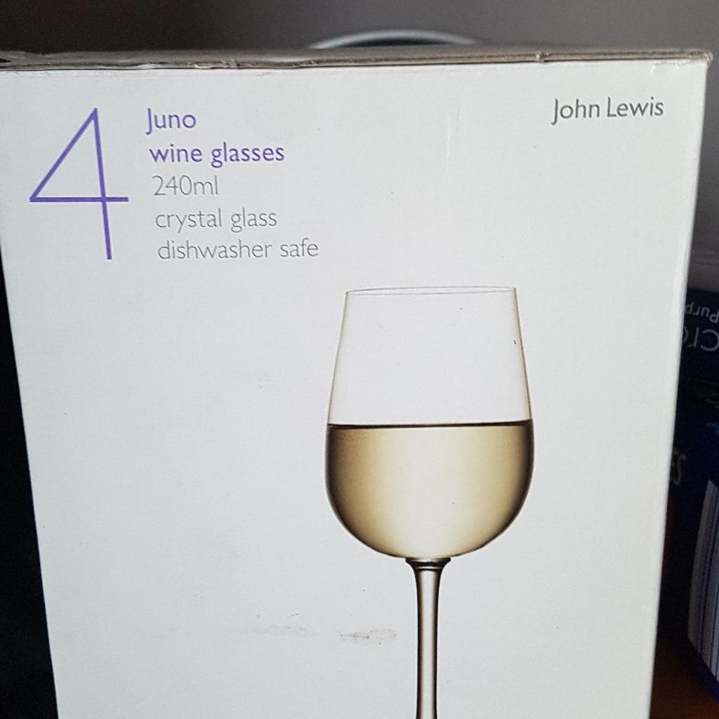 Juno John Lewis White wine glasses in WD24 Watford for £6.00 for sale Shpock