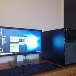 As new Dell i5 Desktop PC Full set up still have the cellophane on the towers.

Intel core i5 4590 Haswell 3.3ghz quad core CPU,
8GB 1600mhz Ram,
500GB Hard drive,
Windows 10 Pro 64 bit Fully licensed copy,
Dell P2014H HD Monitor with Display port, HDMI, DVI and VGA,
Keyboard and Mouse.

Can be shown working, I have more than one available if you need more.

Grab a bargain.