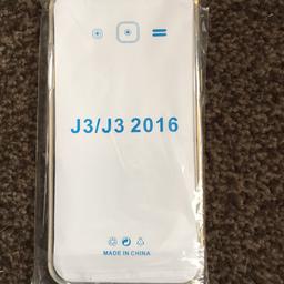 Clear flexible cover. Fits Samsung J3 2016. BraBrand new