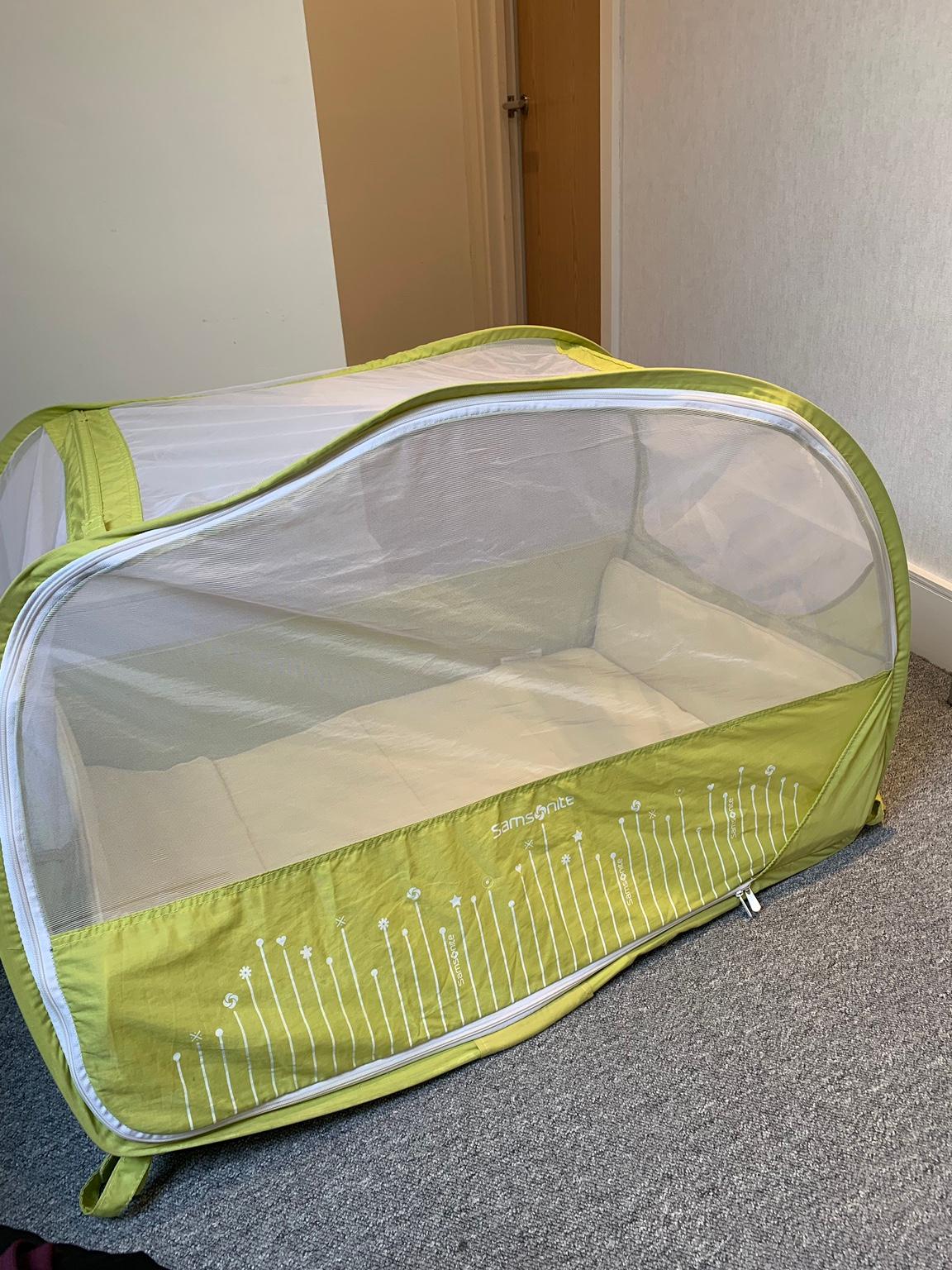 Samsonite pop up travel cot clearance instructions