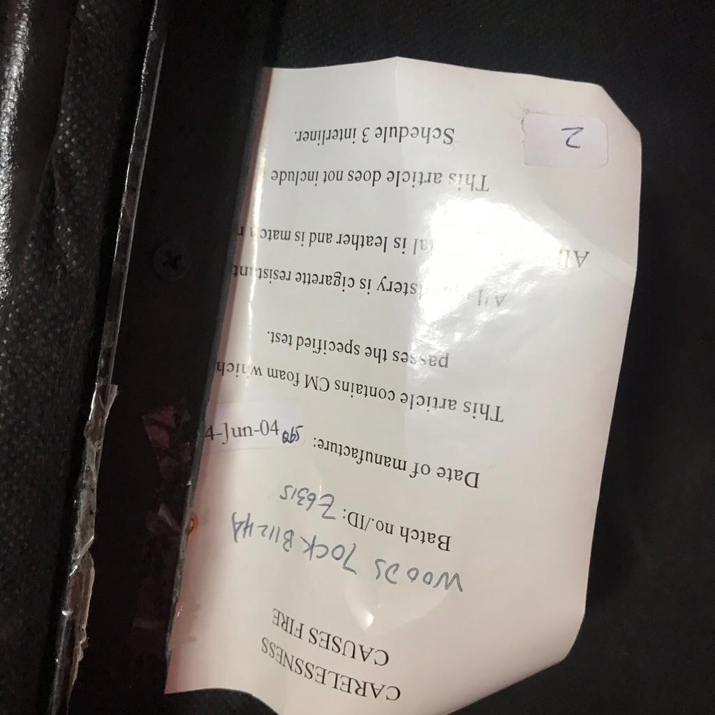 4 real leather dining chairs in DY3 Dudley for £30.00 for sale Shpock