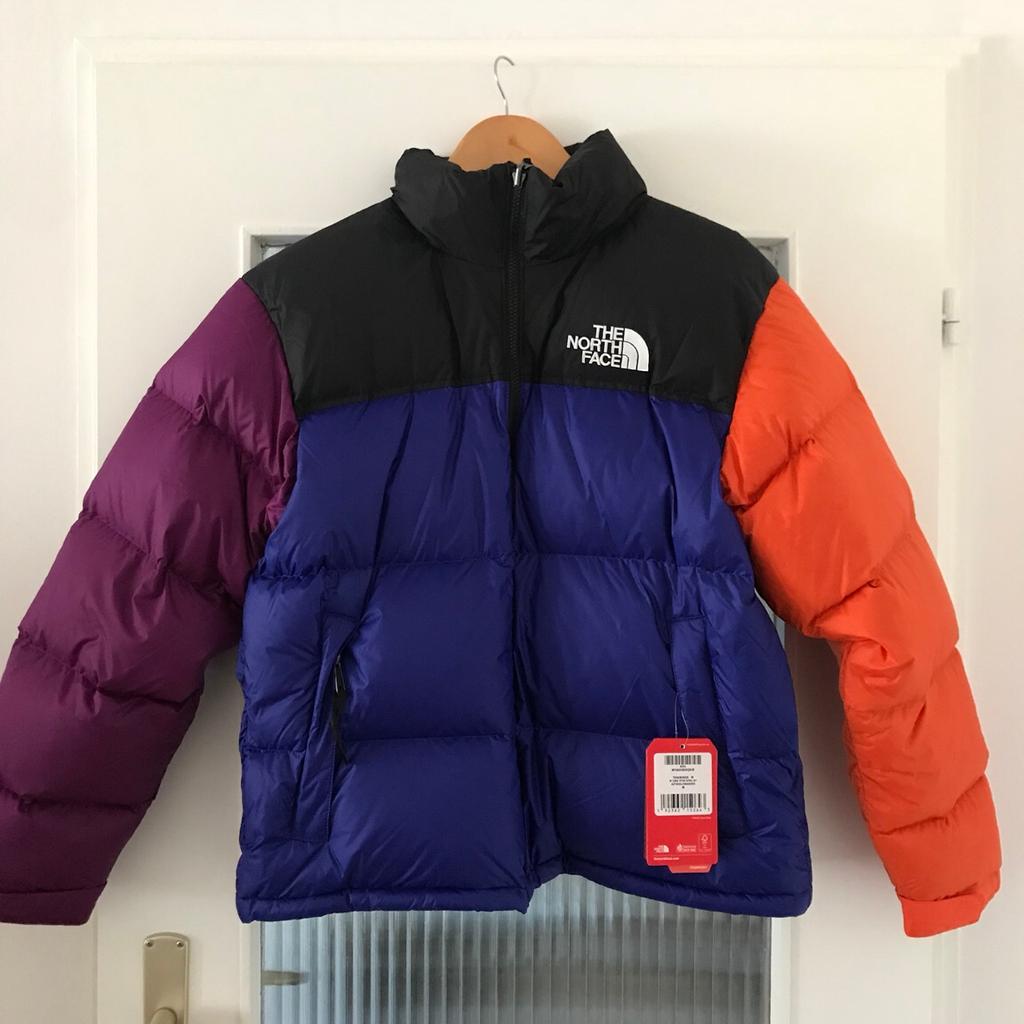 The north face 1996 retro best sale nuptse jacket aztec blue rage combo