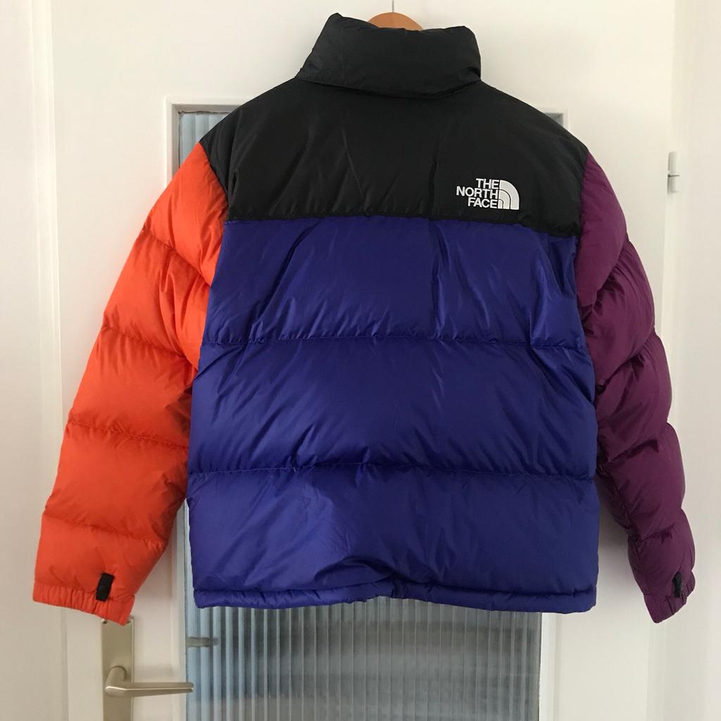 The north face 1996 retro nuptse jacket on sale aztec blue rage combo