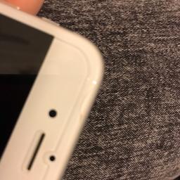 Small crack in top corner, other than that really good condition. 

All accessories included. 
Unlocked