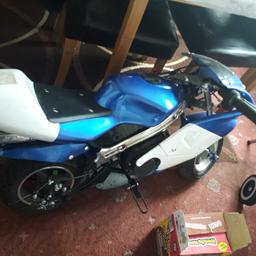 needs new ignition and pull start cheap parts on Amazon £160ovno bike is in brand new condition