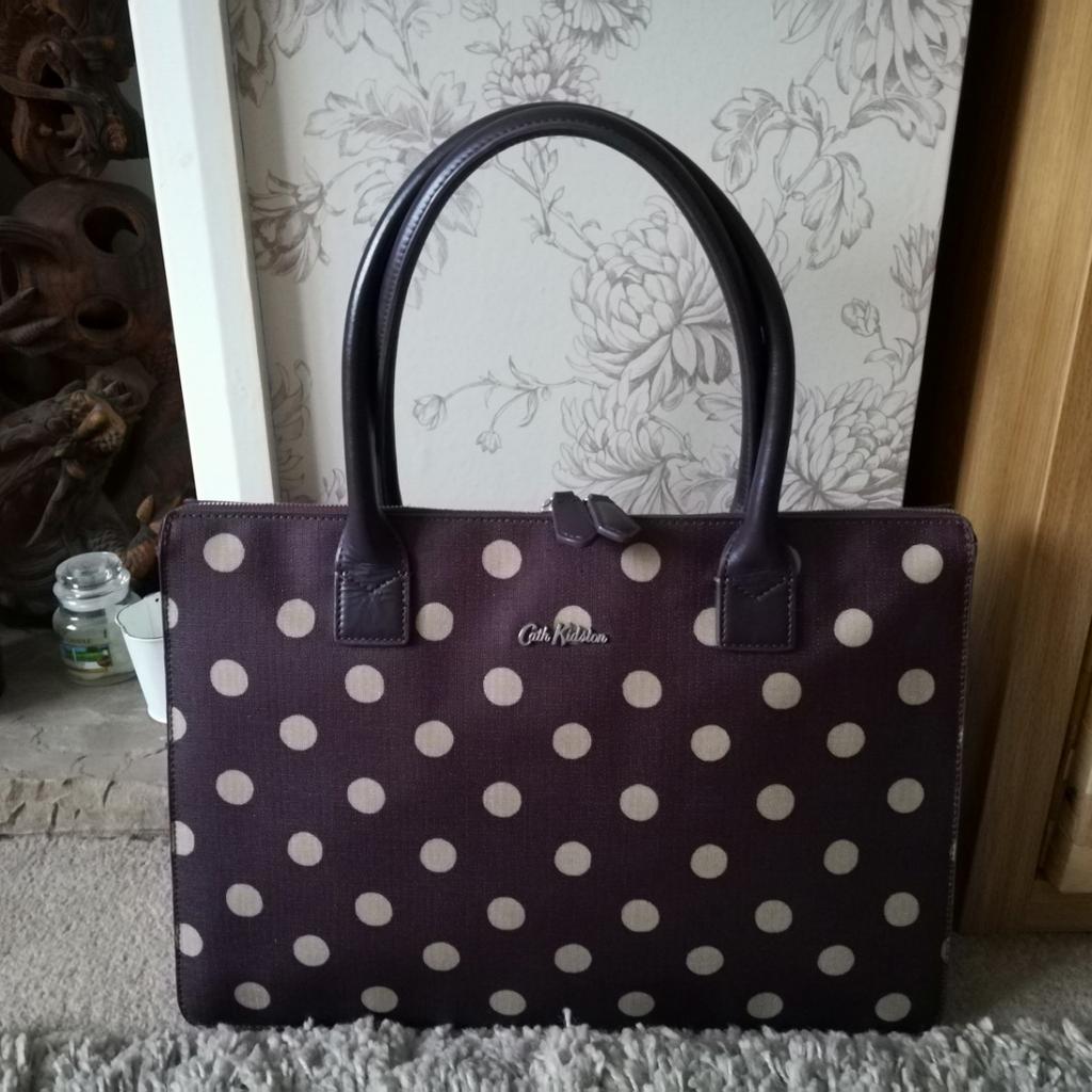 Cath kidston purple online spot bag