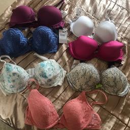 Some brand new 
Rest great condition 
2 are Victoria’s Secret 
From pet & smoke free home