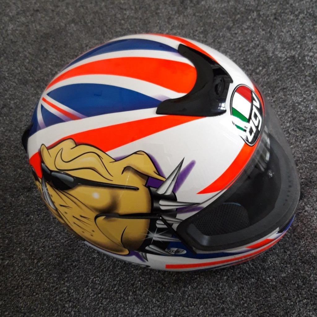 agv motorcycle helmet British Bulldog motif in B61 Bromsgrove for £15