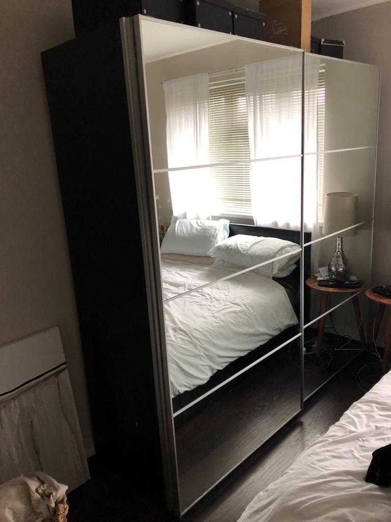IKEA PAX MIRROR SLIDING DOOR WARDROBE in SE2 Greenwich for £350.00 for