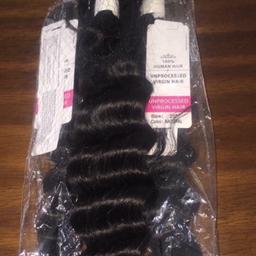 . 3 bundles Brazilian body wave  hair 20”,22” and 22”. Postage available at an extra fee. No delivery available