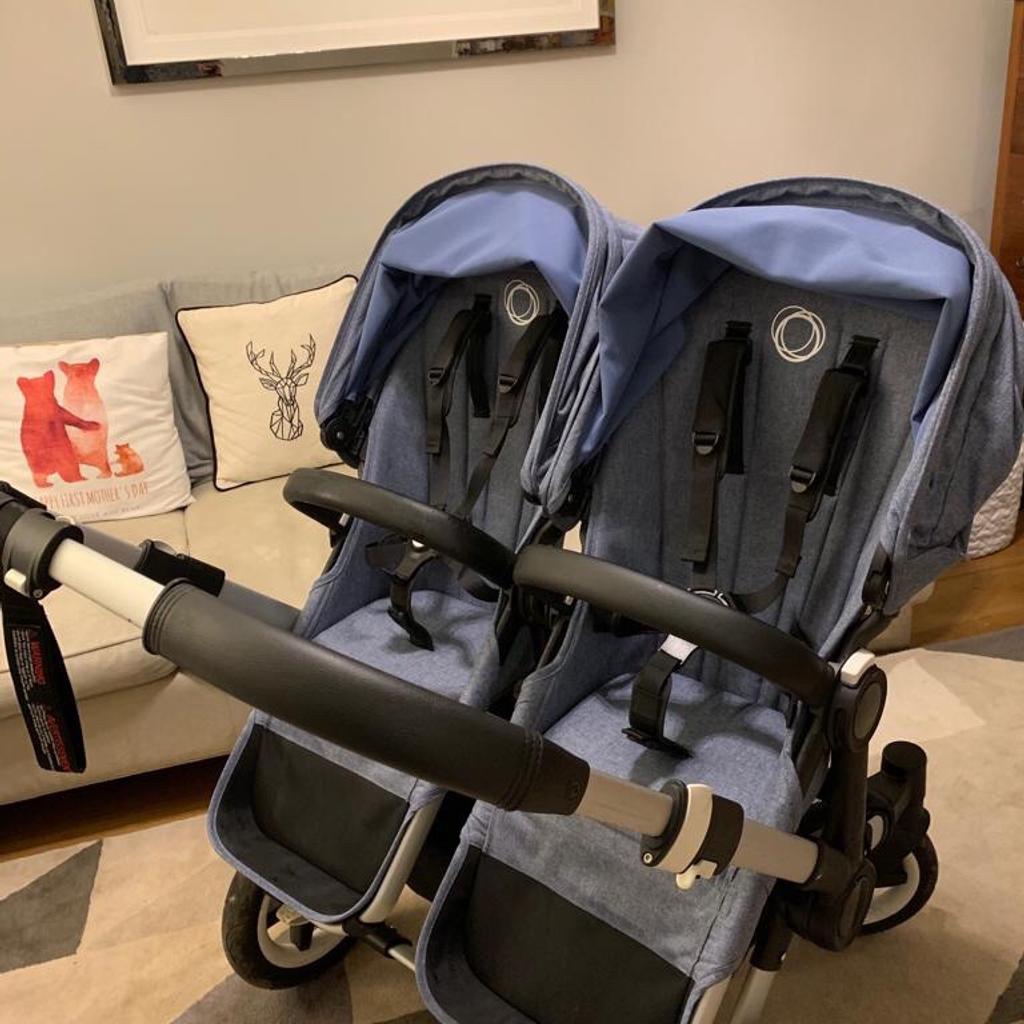 Bugaboo donkey duo blue cheap melange