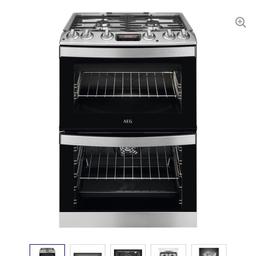 Used AEG 60 cm Dual Fuel Cooker – Stainless Steel
In very good Condition got warranty until 2021 very clean like new