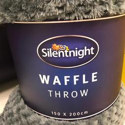 Silentnight discount waffle throw