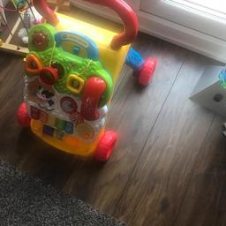 Great condition all sound and buttons working , helps kids get up and walking