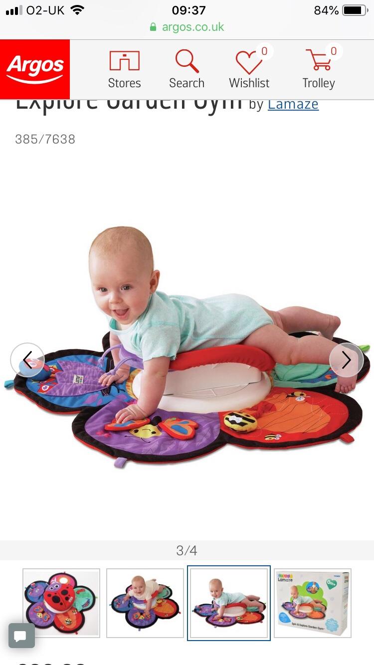 Argos lamaze best sale tummy time
