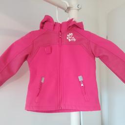 Verkaufe gebrauchte Softshell Jacke in Größe 86.
Farbe: Pink