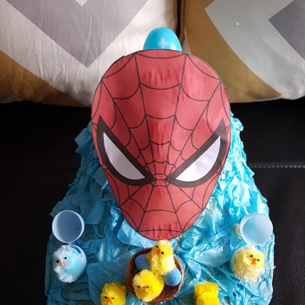 Easter bonnet Spiderman & free Easter bucket in DY1 Dudley for £ for  sale | Shpock