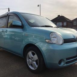 ++SEVEN SEATS++

Here we have a lovely little Toyota Sienta finished in aqua blue metallic. This quirky little car has lots to offer. Seven seats makes this the perfect family car for someone who doesn't quite want to step up the the mpv size family car. Brilliant level of spec including satnav, bluetooth connection, cd/dvd player, reversing camera and more!

The vehicle will come with a fresh MOT for the new owner and a three month warranty so you can drive away with peace of mind.

To arrange a viewing and test drive please call 01332 671000 or email bullivants.derby@gmail.com