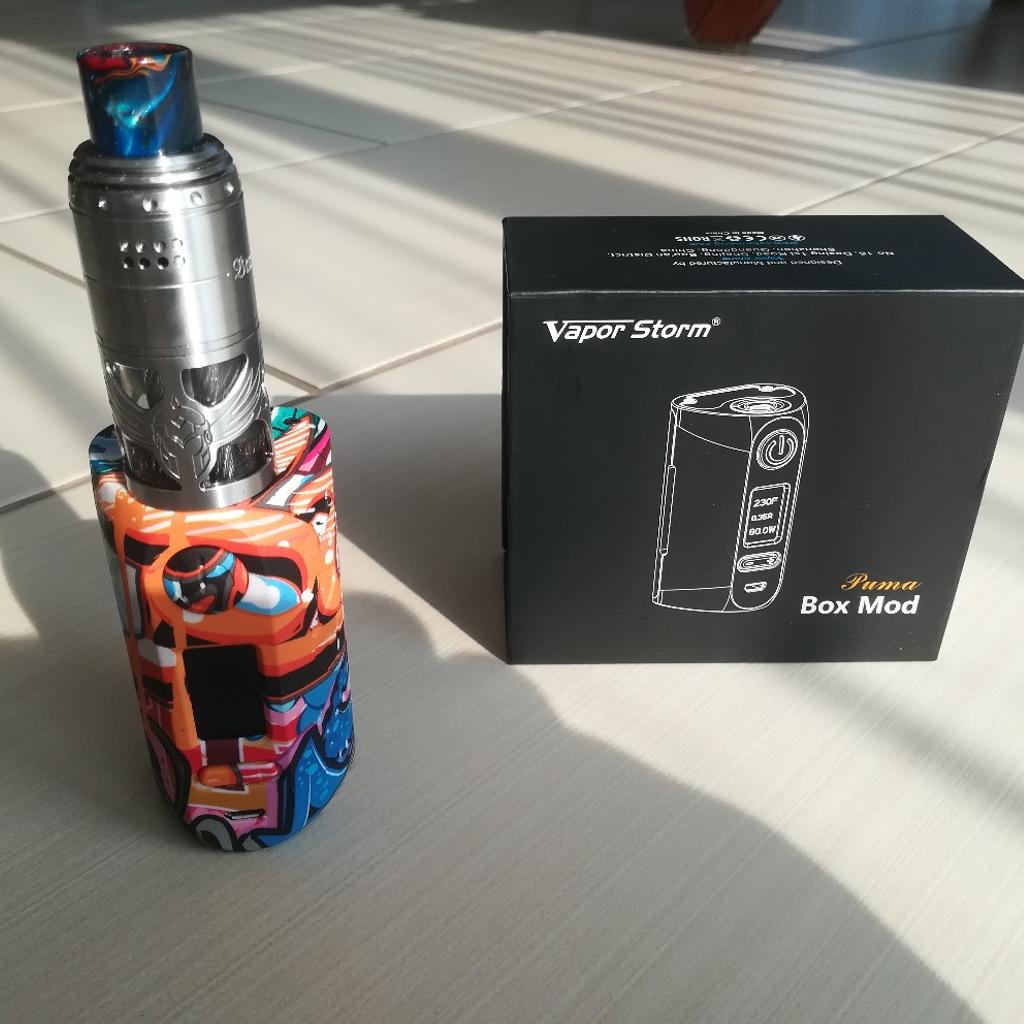 Vapor Storm Puma Box Mod 200W mit Brunhilde in 4943 fur 65 00 zum Verkauf Shpock DE