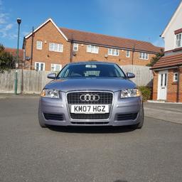 For Sale Audi A3 SPECIAL EDITION SPORTBACK MODEL 
1.9 tdi 105 bhp(the best engine ever from vag grup) 
year 01/05/2007 
is very cheap to drive&and insure 
5 Manual gearbox 
2 front new tyres with fully refurbished alloy wheels 16* 
12 months mot 
2 keys
only thing wrong is windscreen have a crack on driver side but not affect the view

3 MONTHS WARRANTY WILL COVER ALL THE IMPORTANT PARTS 
NATIONWIDE DELIVERY SERVICES AVAILABLE 

Full loogbook present 
Full history service 
3 owners since new
brand new flywheel&cluch kit was done 130k miles 
brand new oil/filter(80 pound) 
timing belt kit was done 
all work done come with receipt 
come with 
rear parking sensor
isofix child seat sistem 
heated windscreen 
4 electric windows 
electric mirror 
autolight 
and many more 
interior is very clean 
bodywork is in very good condition (no dents or damage) 
Is hpi clear 
test drive welcome 
Price is 2295 pound open to offers 
WE TAKE YOUR OLD CAR IN PART-EXCHANGE 
NO SWAPS