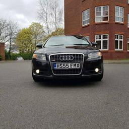 For Sale Audi A4 S-line high spect  2.0 diesel 140 bhp model 
year 05/10/2005 
is very cheap to drive&and insure 
6 Manual gearbox 
4 good tyres with   18* alloy wheels
7 months mot(pass without any advistory,was done) 

3 MONTHS WARRANTY WILL COVER ALL THE IMPORTANT PARTS 
NATIONWIDE DELIVERY SERVICES AVAILABLE 

just new keeper side(the new owner if will like to apply for full v5)
134k with full history service(5 stamps to audi main dealer)
old mot history(10 times mots  pass straight away)
have service maintenance over 3000 pounds
in 2014 engine was rebuid to(95k miles)invoice of 1995 pound
timing belt kit was done
flywheel&cluch kit was done
just been serviced oil/filter 
all work done come with receipt 

This S-line model comes with fully extras:
led light
electric driver seat&passager side 
sports seats with & electric lumbar support 
3-spoke sports leather/Alcantara multi-function steering wheel with gear knob and hand brake handle in Alcantara with silver stitching