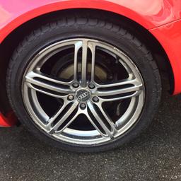 18” alloy wheels and tyres in good condition will fit golf Audi seat and all other 5x112 fitments no cracks buckles or welds can parcel but the price will be bit more 