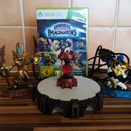 Xbox 360 skylanders imaginators starter pack.

Includes power of portal, kingpen golden Queen and fire crystal. My son never used the crystal so you can create your own character still with it.

Willing to post for extra