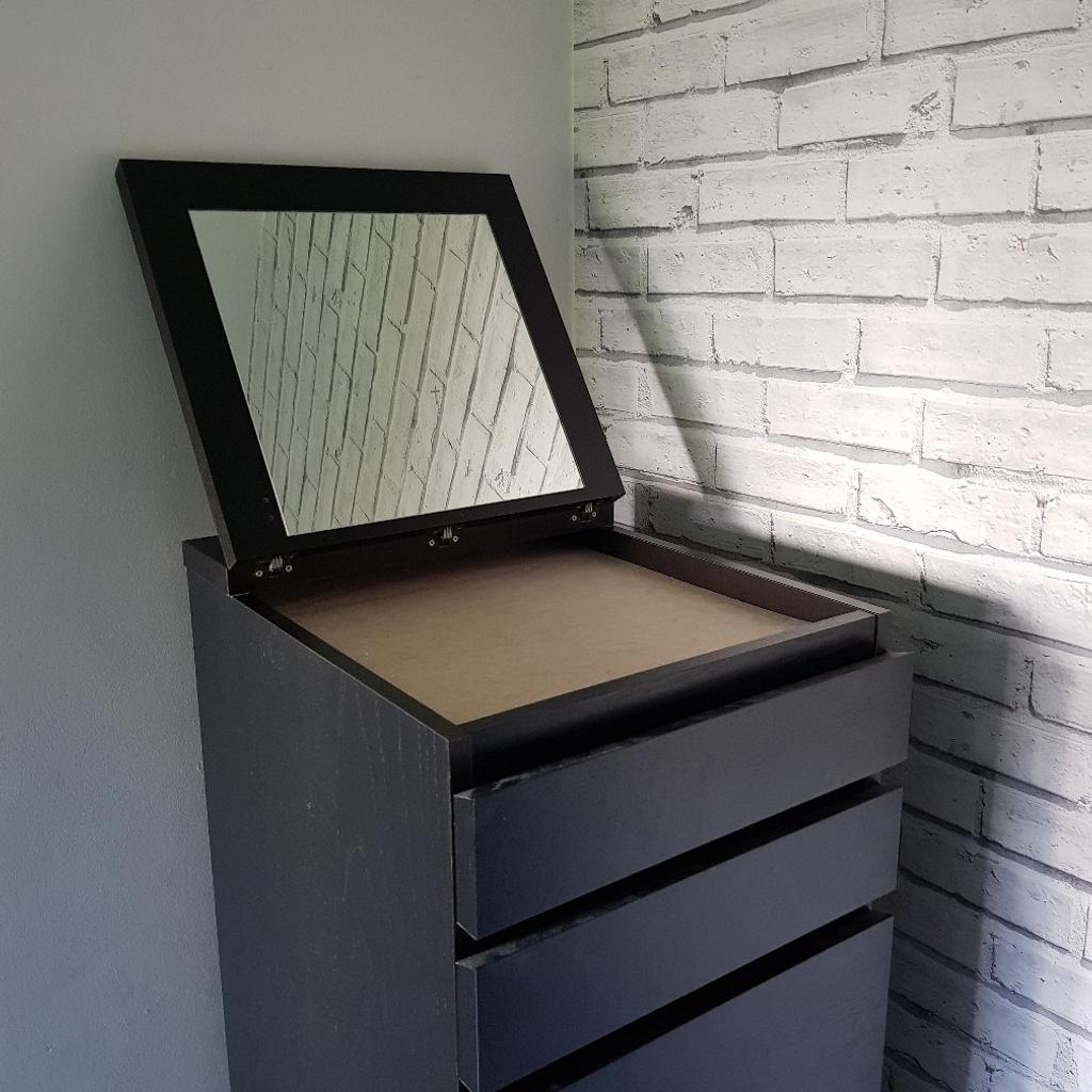 IKEA Tall Malm 6 Drawers unit Vanity Mirror in KT1 Thames für 35,00