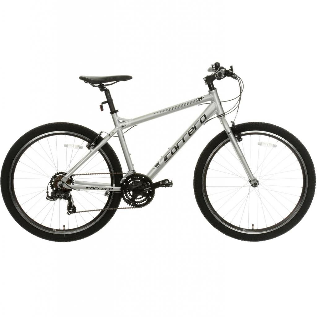 carrera axle mens hybrid bike