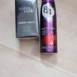 verkaufe ein damen Parfüm Armani Code von giorgio armani ovp . dazu gibt esnoch ein axel deo