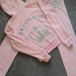 excellent condition, worn a few Times , paid £190 for it last Christmas
pink velour, size 8 , genuine juicy couture track suit 
will post for extra