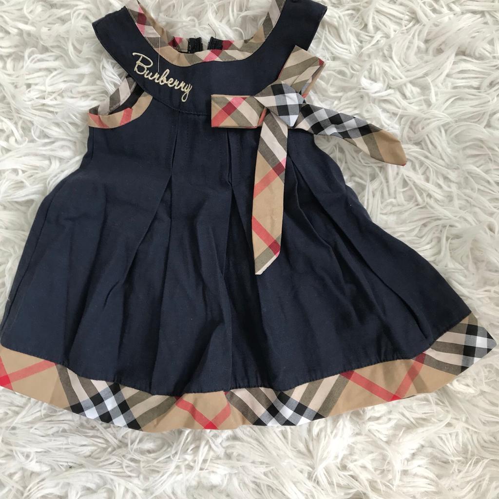 Baby girl burberry dress sales