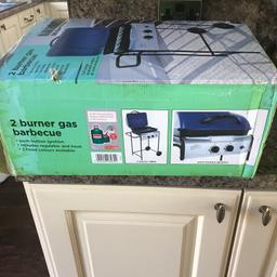 Brand new in box 2 burner gas BBQ pick up only