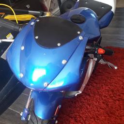 this is my mini moto was purchased in 2017 so only two years old only had a hand full of uses basically brand new more or less £120 
Attention needed: on ignition as this model has keys cheap replacement on Amazon and the typical pull start snapped t.i.a