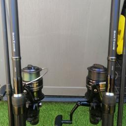 good condition with line on the reels £120 or swap for a full setup spod rod and reel. 
