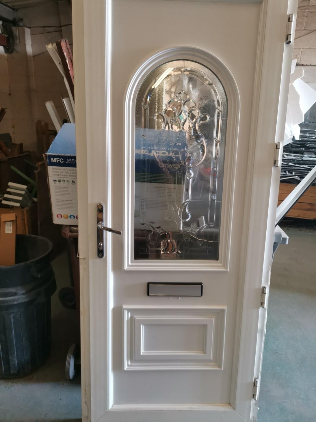 Pvc Front door. used with cil and key in CH45 Wirral for £60.00 for