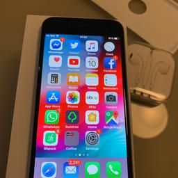 Used Apple IPhone 6

Space grey
Only 1 owner from new
Excellent condition
No cracks
Latest software update done
Boxed with brand new apple plug and brand new earphones
No lightning cable

Local delivery may be an option however is from
Collection from brighouse Read less