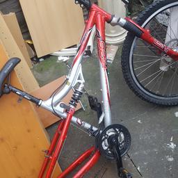 ive had this lying round for ages needs new back wheel as last one broke as why its listed just the frame but might come in use for someone else