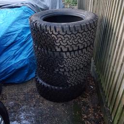 x4 255/55 R18 INSA TURBO RANGER ALL TERRAI N OFF ROAD4X4 TYRES
Tread depth 13mm. Like new
Used for 3 months and very good condition
Collection from Harrow London
07931928548