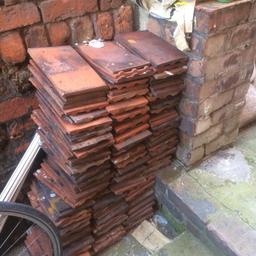 about 180 tiles. good cond. 
ive not tried them but i reckon about 8 sm worth each one about 8” long/6” wide. 
07881887800